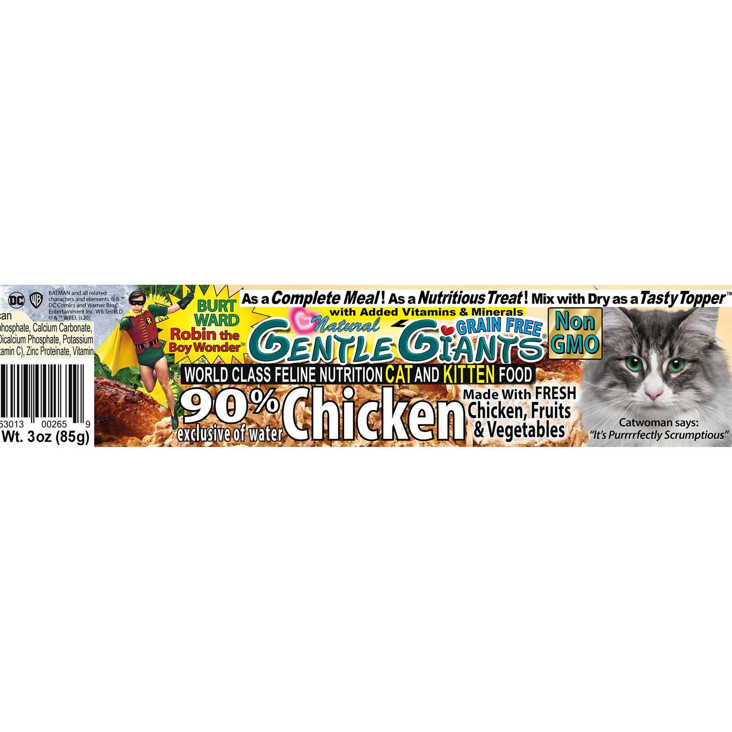 Gentle Giants Natural Non-GMO Chicken Cat & Kitten Can Food - Pet Supplies online store
