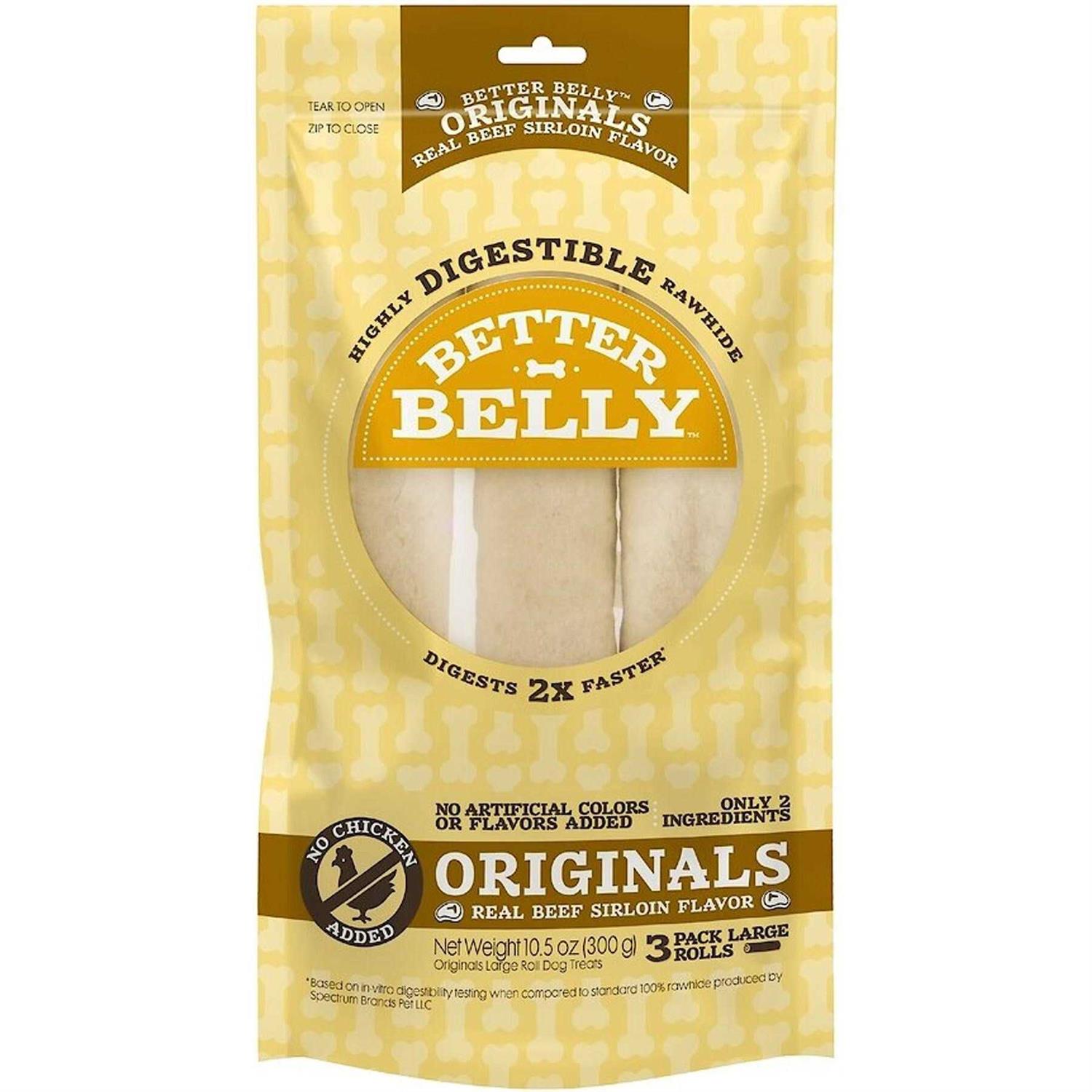 Better Belly Originals Real Beef Sirloin Dog Treats - Pet Supplies online store