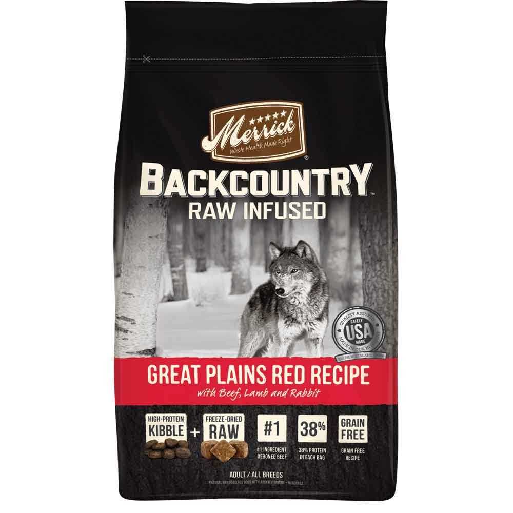 Merrick Backcountry Grain Free Raw Infused Recipe Dry Dog Food - Pet Supplies online store