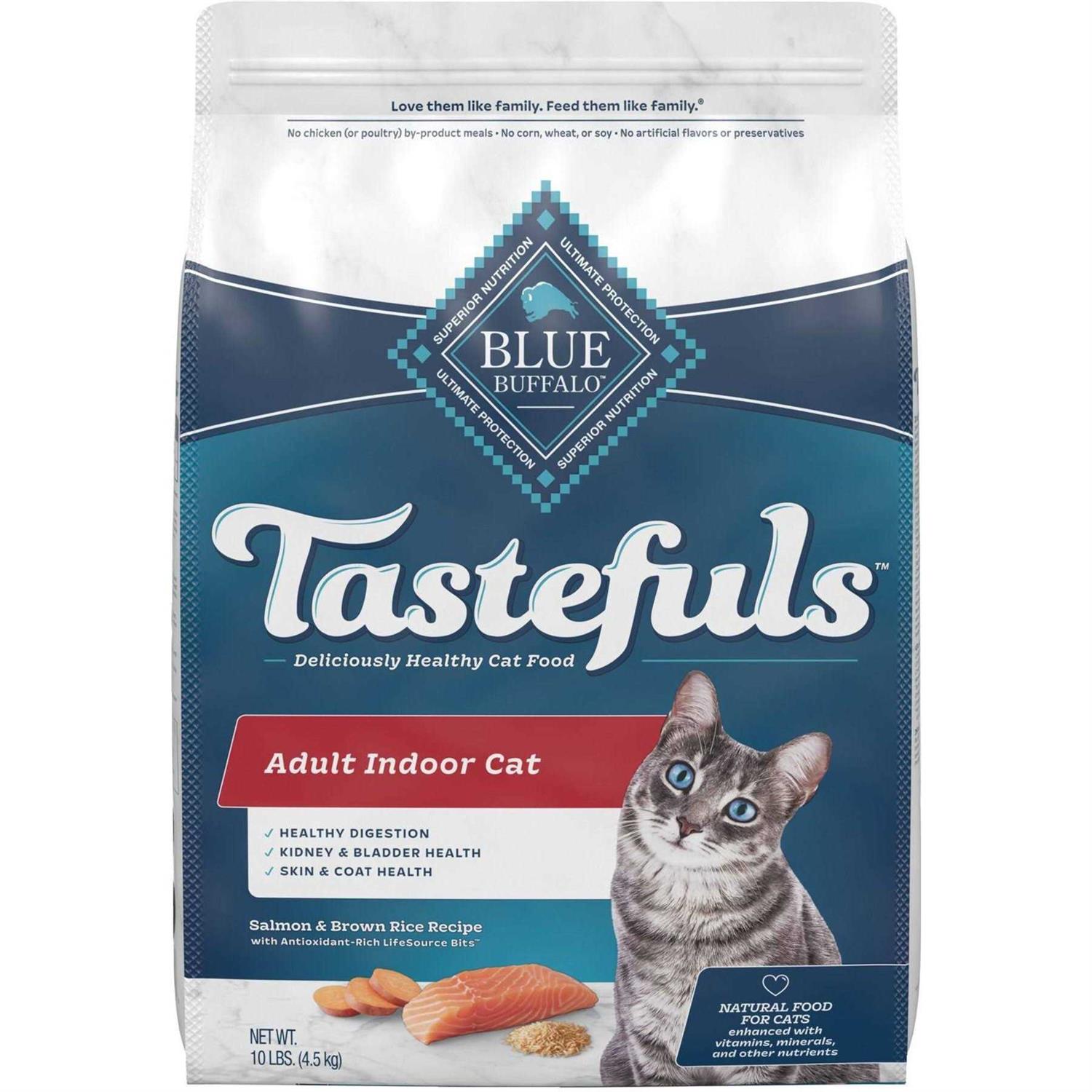 Blue Buffalo Tastefuls Adult Dry Cat Food Brown Rice - Pet Supplies online store