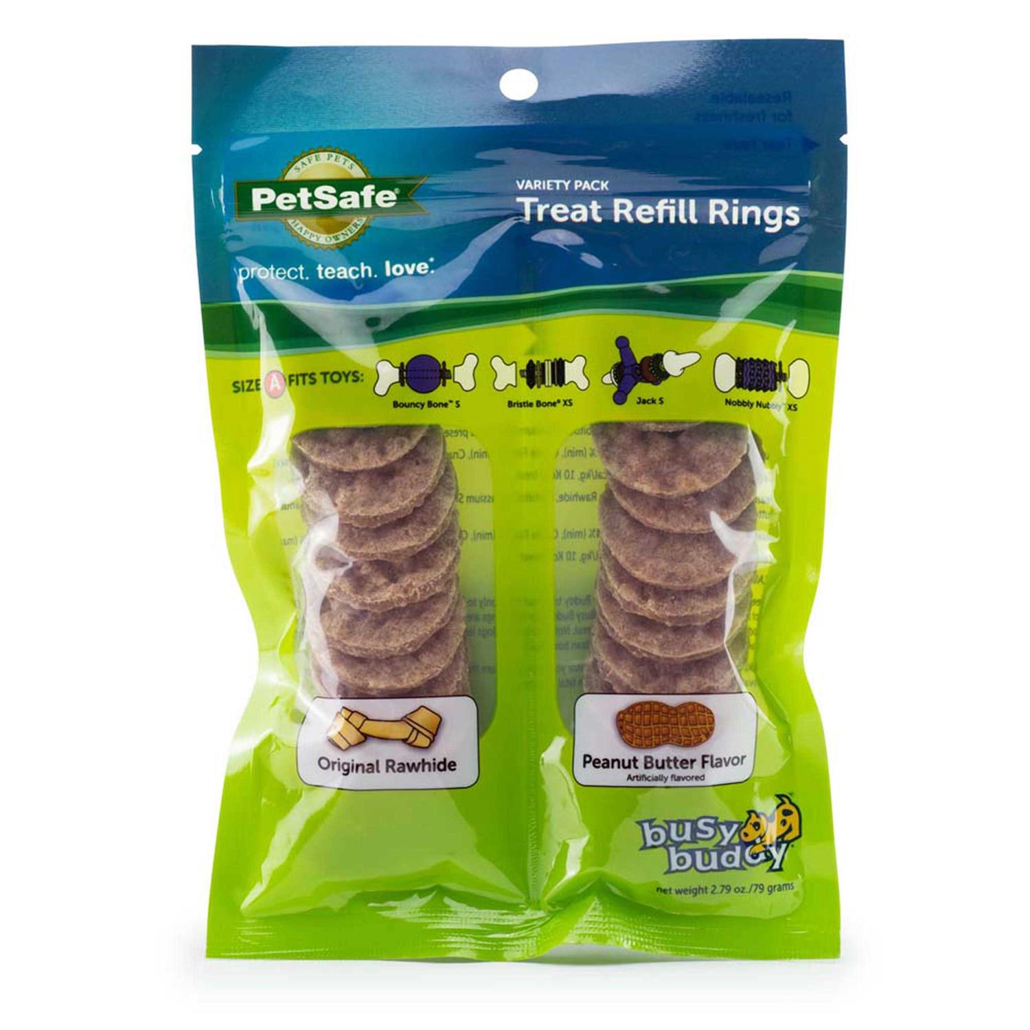Busy Buddy Rawhide Treat Rings - Pet Supplies online store