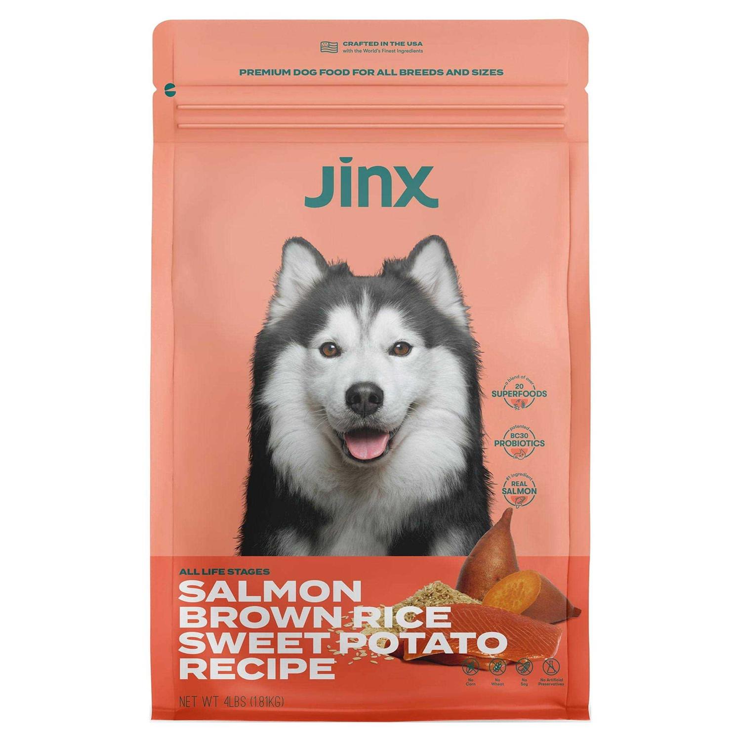Jinx Salmon Brown Rice & Sweet Potato Dry Dog Food - Pet Supplies online store