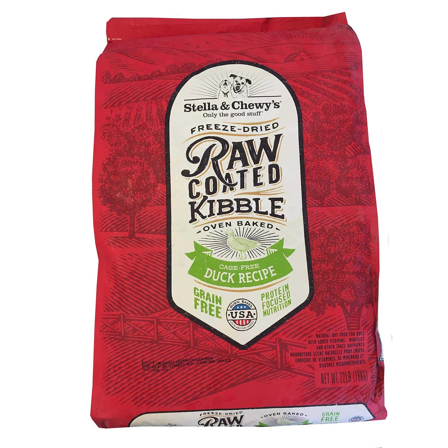 Stella & Chewy's Cage-Free Duck Raw Coated Kibble Dog Food - Pet Supplies online store