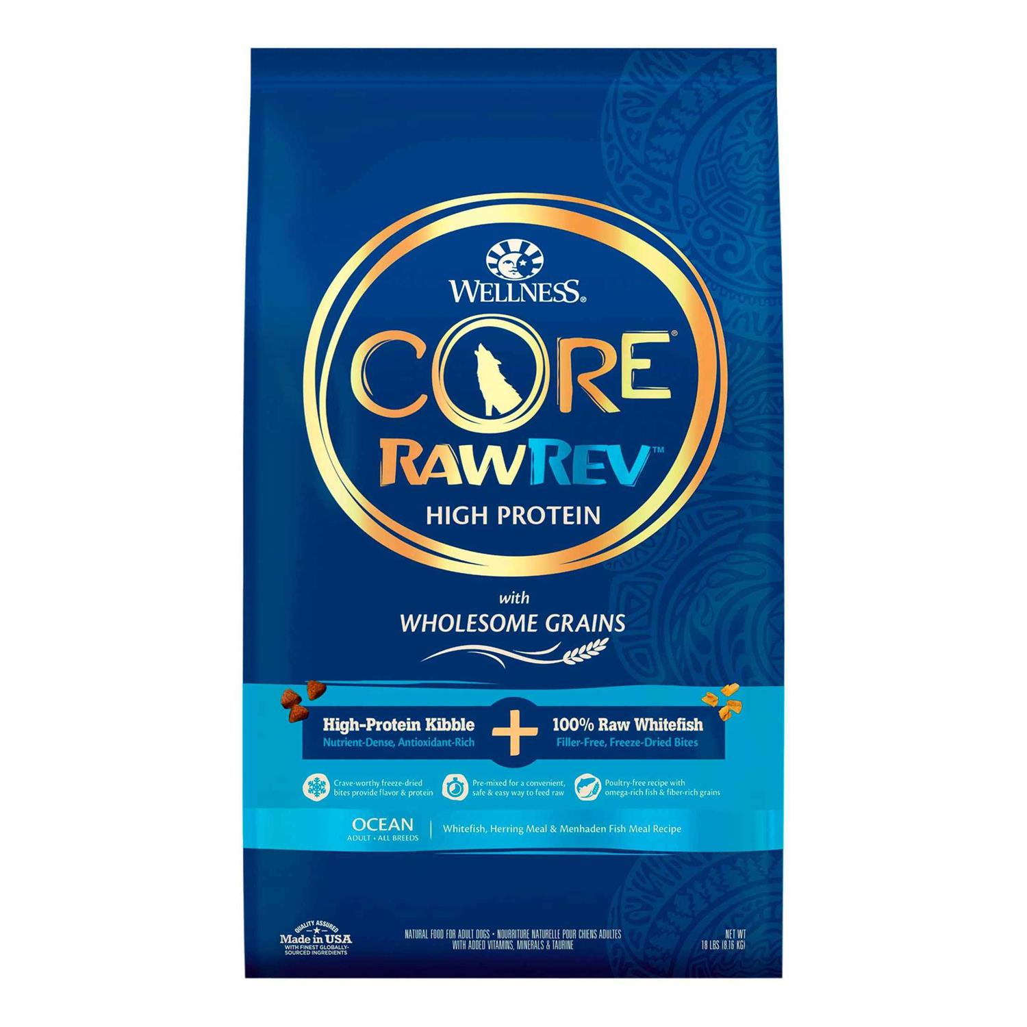 Wellness Core RawRev Wholesome Grains Original Recipe Dry Dog Food - Pet Supplies online store