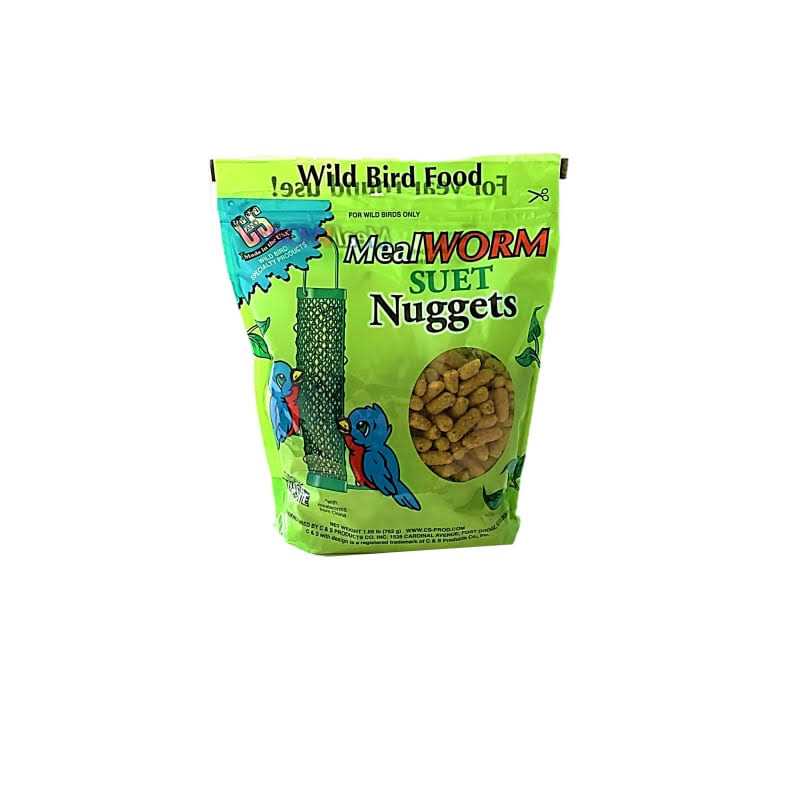 C&S Products Mealworm Suet Dough Nuggets - Pet Supplies online store