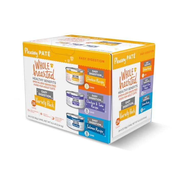 WholeHearted Easy Digestion Adult Wet Cat Food Variety Pack - Pet Supplies online store