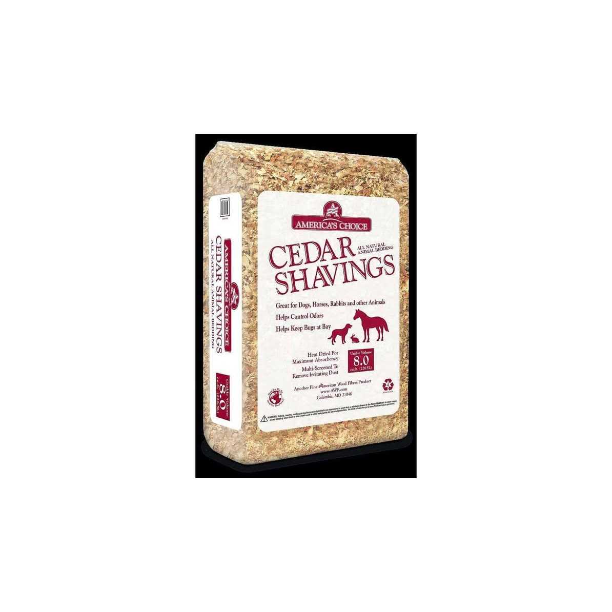 America's Choice Western Cedar Shavings 1632441 - Pet Supplies online store