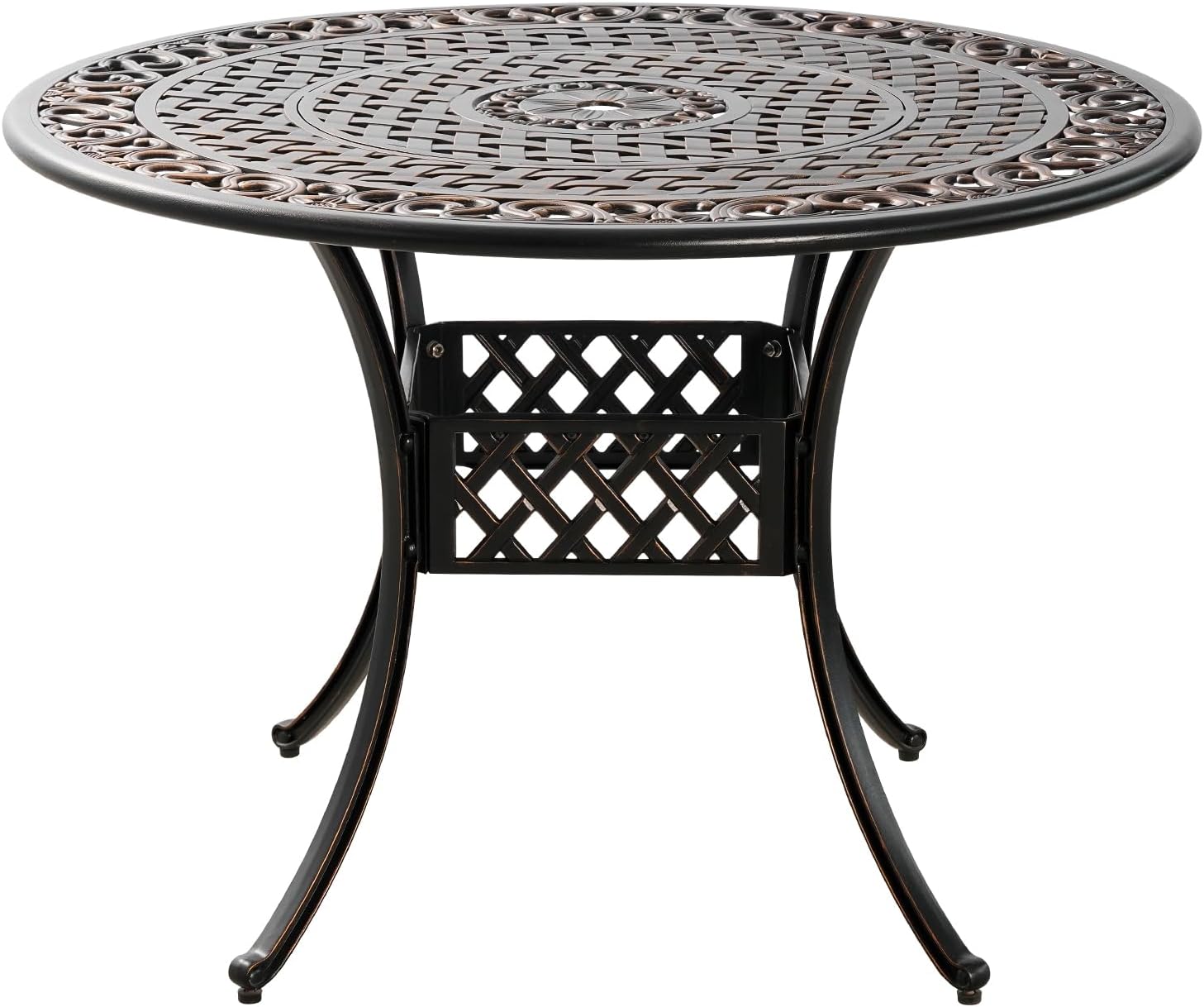 Cast Aluminum Outdoor Dining Table 42