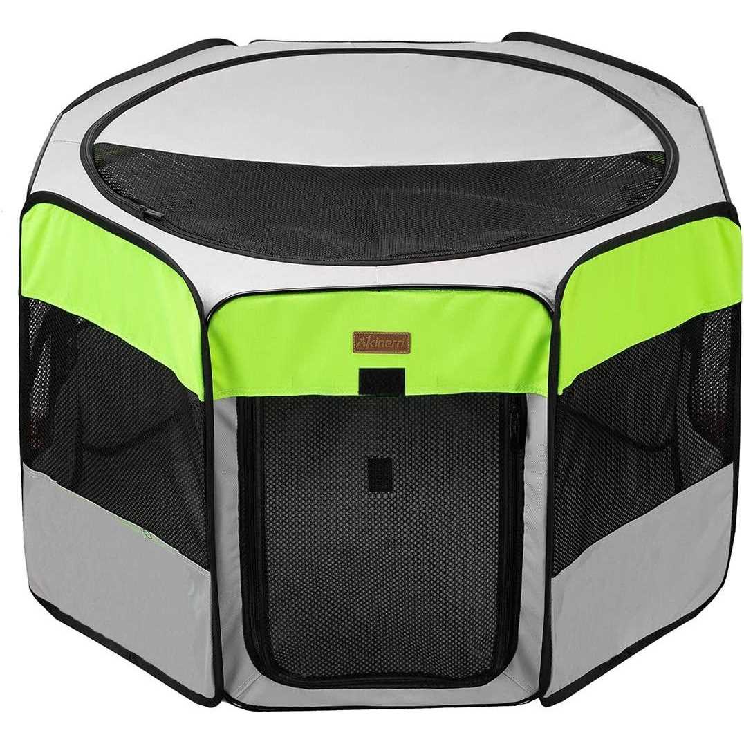 Akinerri Dog Playpen Portable Pet Play Pen for Cat Puppies Rabbits - Pet Supplies online store