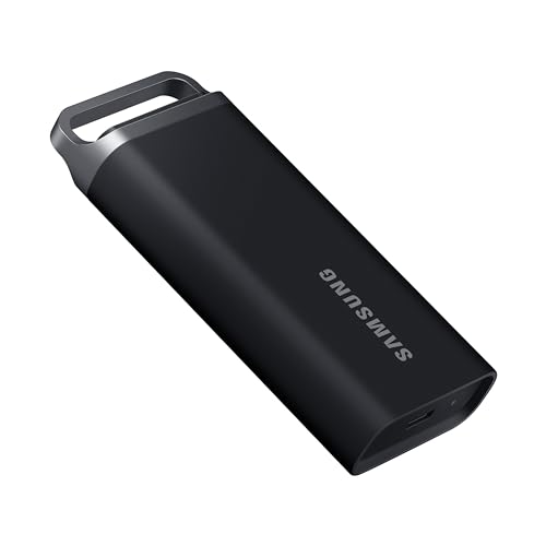 SAMSUNG T5 EVO Portable SSD 2TB, USB 3.2 Gen 1 External Solid State Drive, Seq. Read Speeds Up to 460MB/s for Gaming and Content Creation, MU-PH2T0S/AM, Black