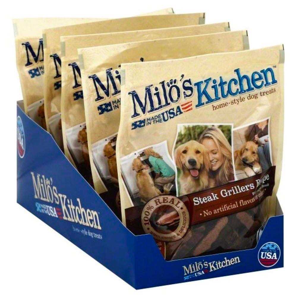 Milo's Kitchen Steak Grillers Dog Treats - Pet Supplies online store