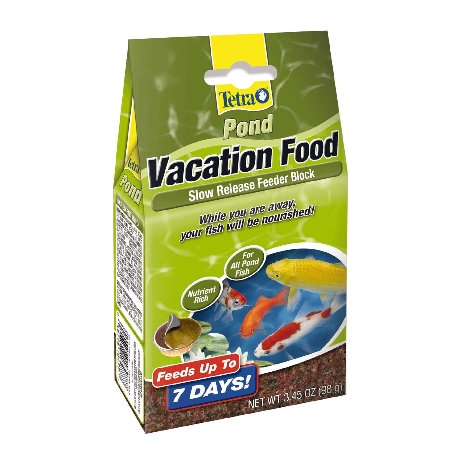 Tetra Pond Vacation Food Slow Release Feeder Block - Pet Supplies online store