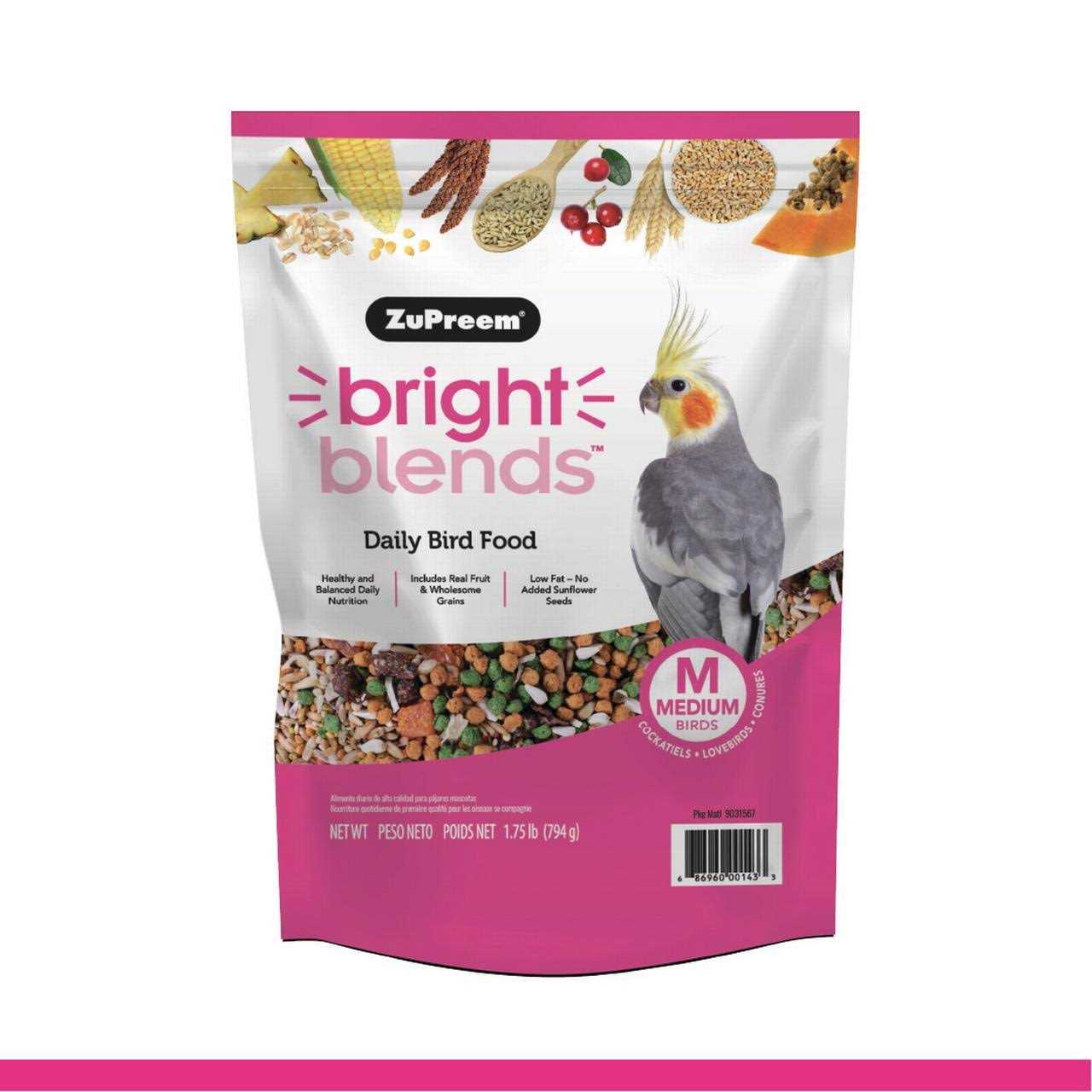 Zupreem Bright Blends - Pet Supplies online store