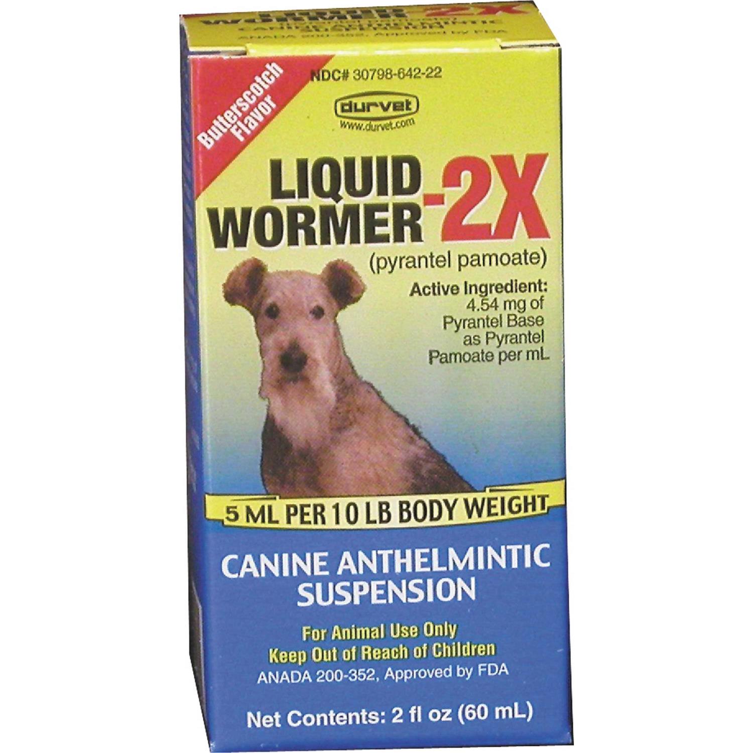 Durvet Liquid Dog Wormer 2X - Pet Supplies online store