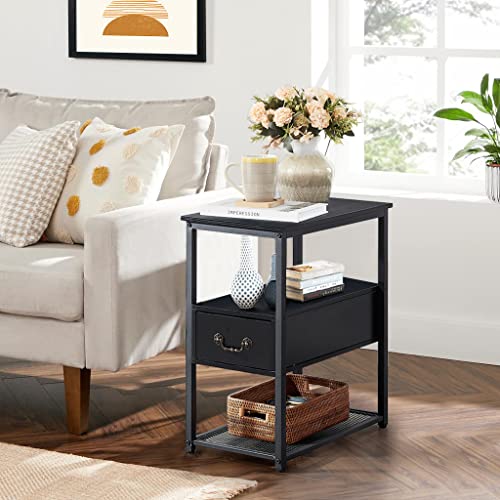 VECELO Tall End Side Tables, 24