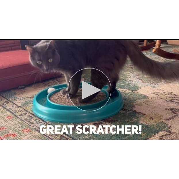 Best Pet Supplies Scratch and Spin Cat Scratcher Replacement Pads for Active Play - Pet Supplies online store