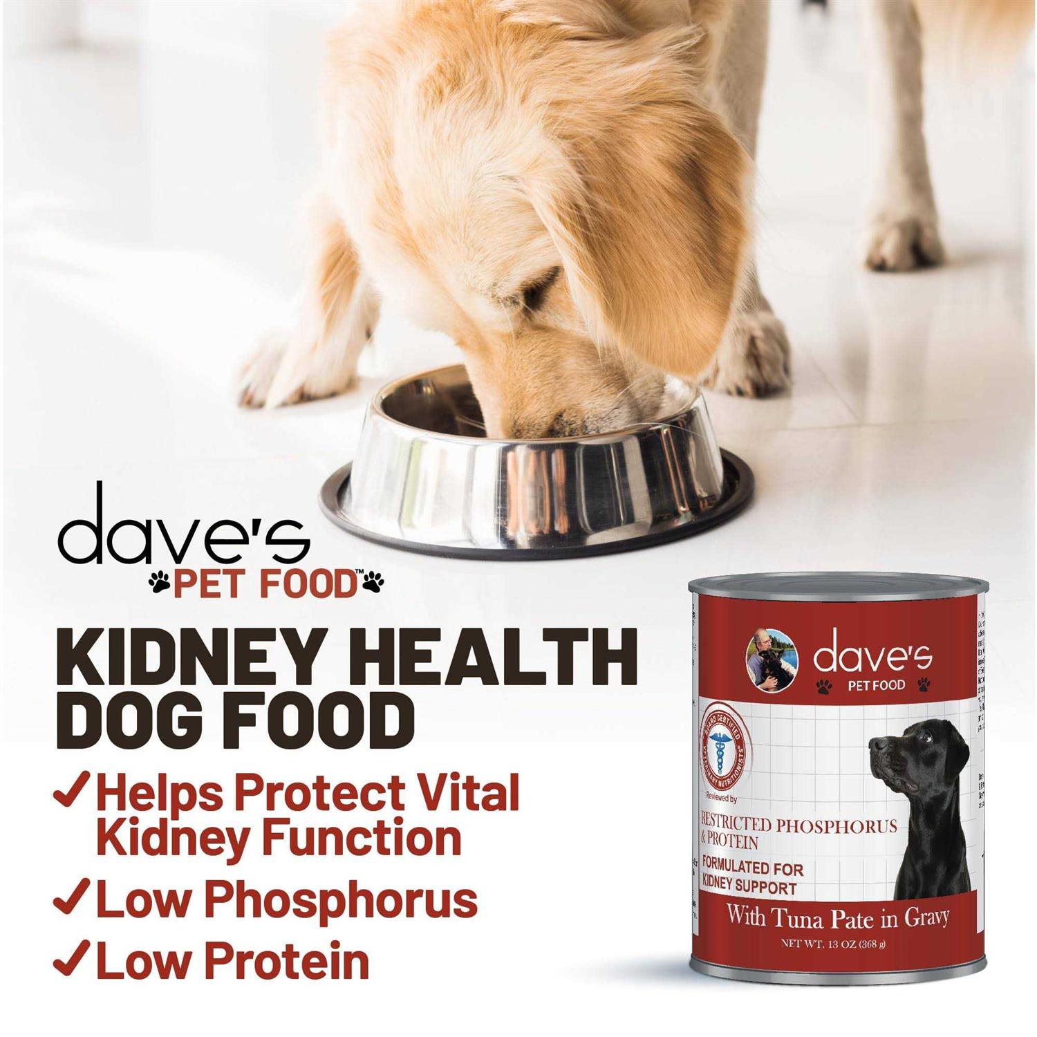 Dave's Pet Food Restricted Protein Tuna Pate in Gravy Wet Dog Food - Pet Supplies online store