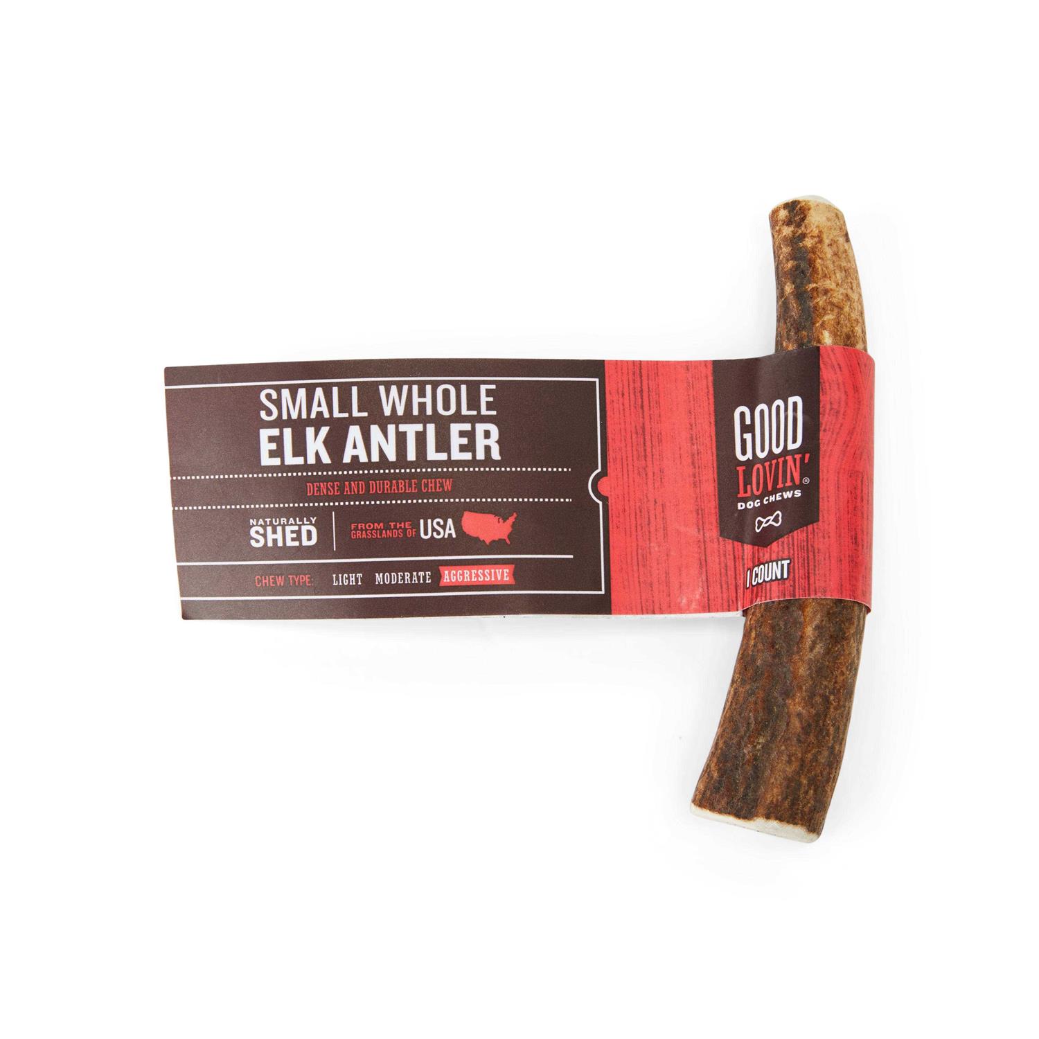Good Lovin' Whole Elk Antler Dog Chew - Pet Supplies online store