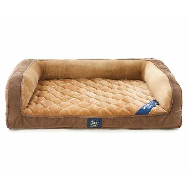 Serta Orthopedic Quilted Couch Pet Bed 27 x 36 - Pet Supplies online store
