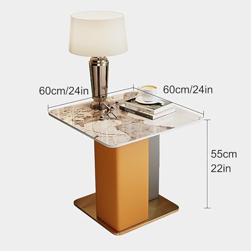 Coffee Table Square Coffee Tables Simple Modern Center Table for Living Room Home Office, Side End Table for Living Room, for Living Room, Bedroom and Balcony (Size : Black), ERQ668