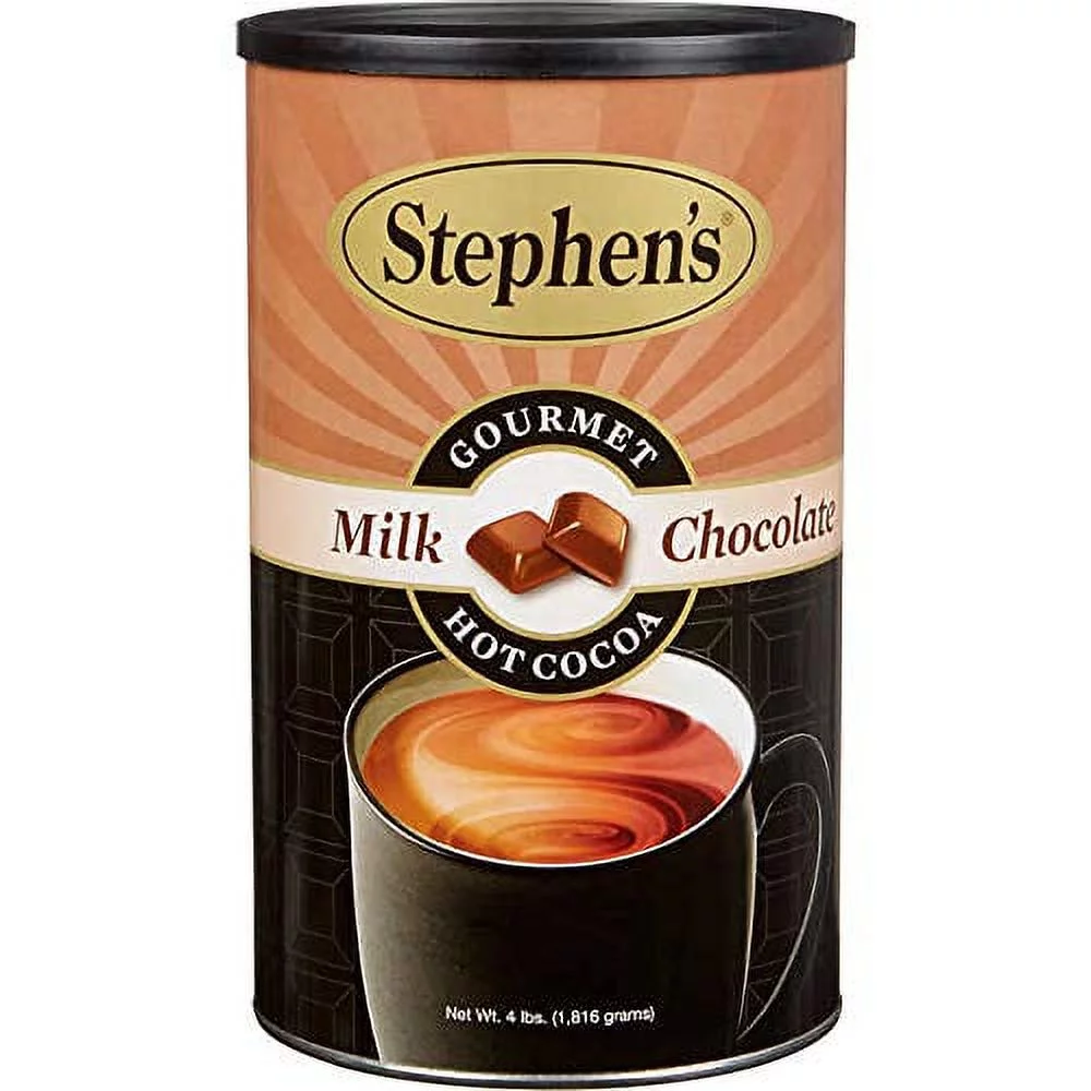 Stephens Gourmet Hot Cocoa, Milk Chocolate - 4lb. Canister