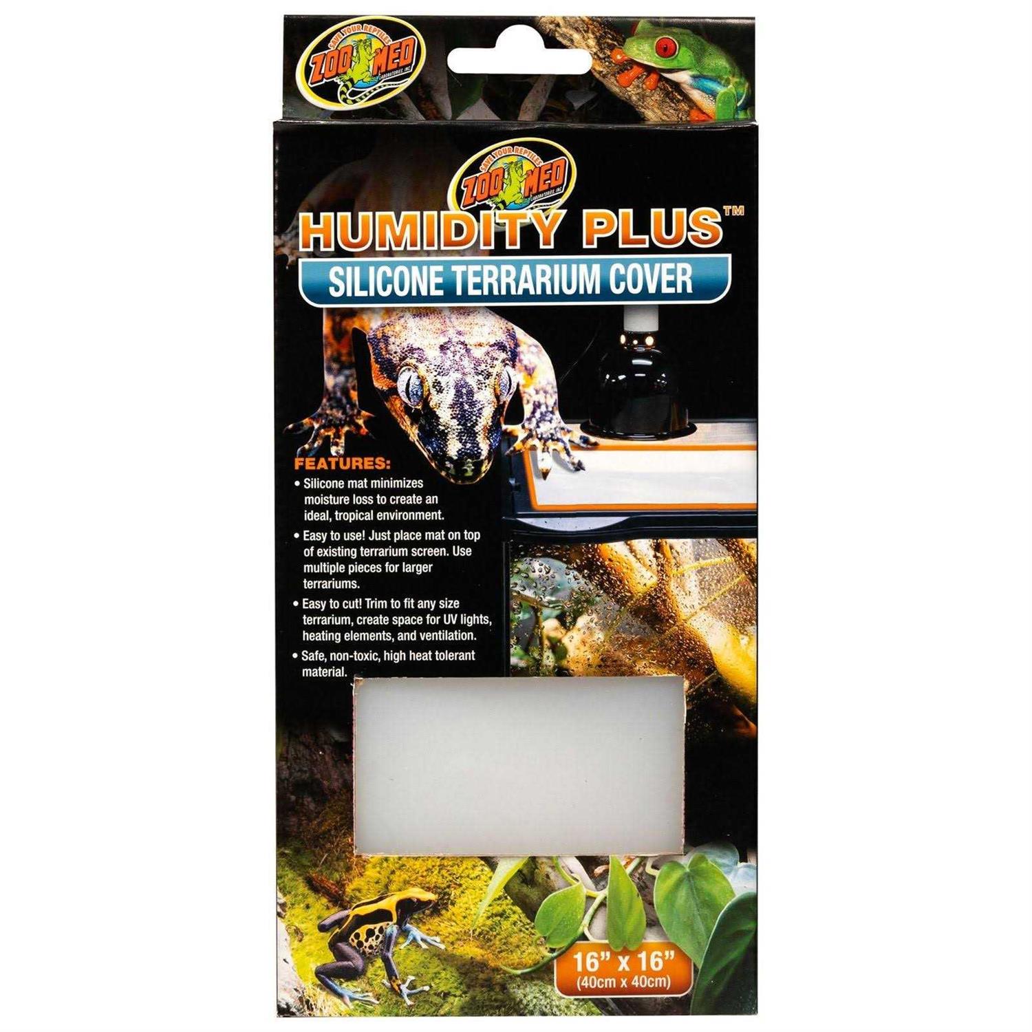 Zoo Med Humidity Plus Silicone Terrarium Cover - Pet Supplies online store