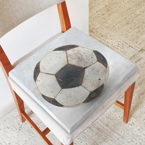 Funny Dinosaur Memory Foam Chair Cushion for Dining Chair Comfortable Cute Dino Cartoon Animals Seat Cushion Non Slip Kitchen Cafe Office Square Chair Pad