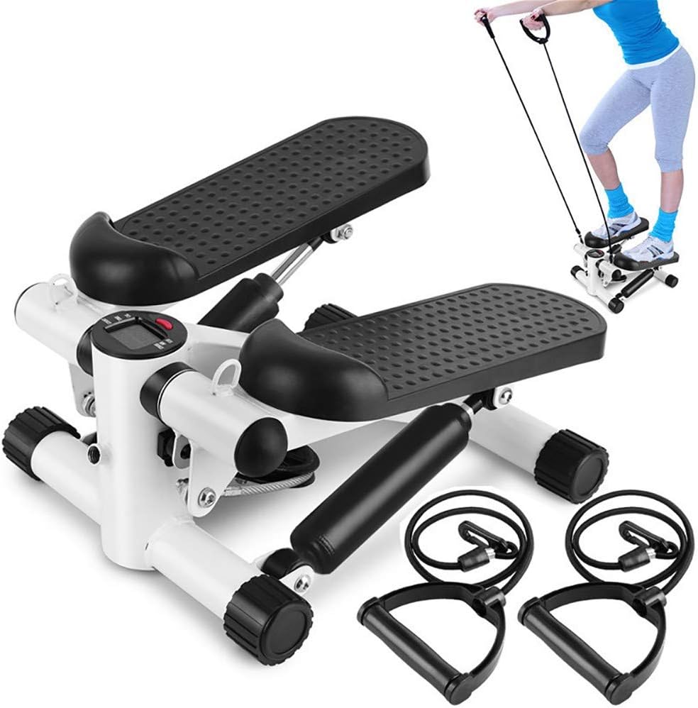 Swing Stepper, Home Stepper with Wireless Training Computer Up-Down Stepper for Beginners and Advanced Users, Small and Compact, Home Gym Equipment, Endurance Training