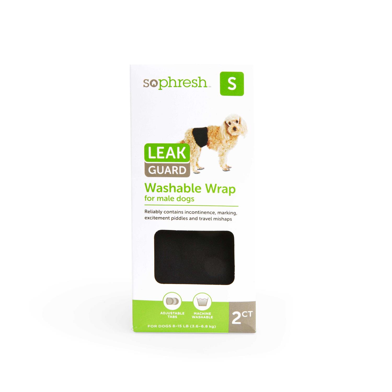 So Phresh Washable Leak Guard Wrap for Male Dogs - Pet Supplies online store