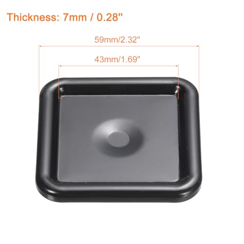 uxcell Furniture Sliders, 8Pcs 2 1/2