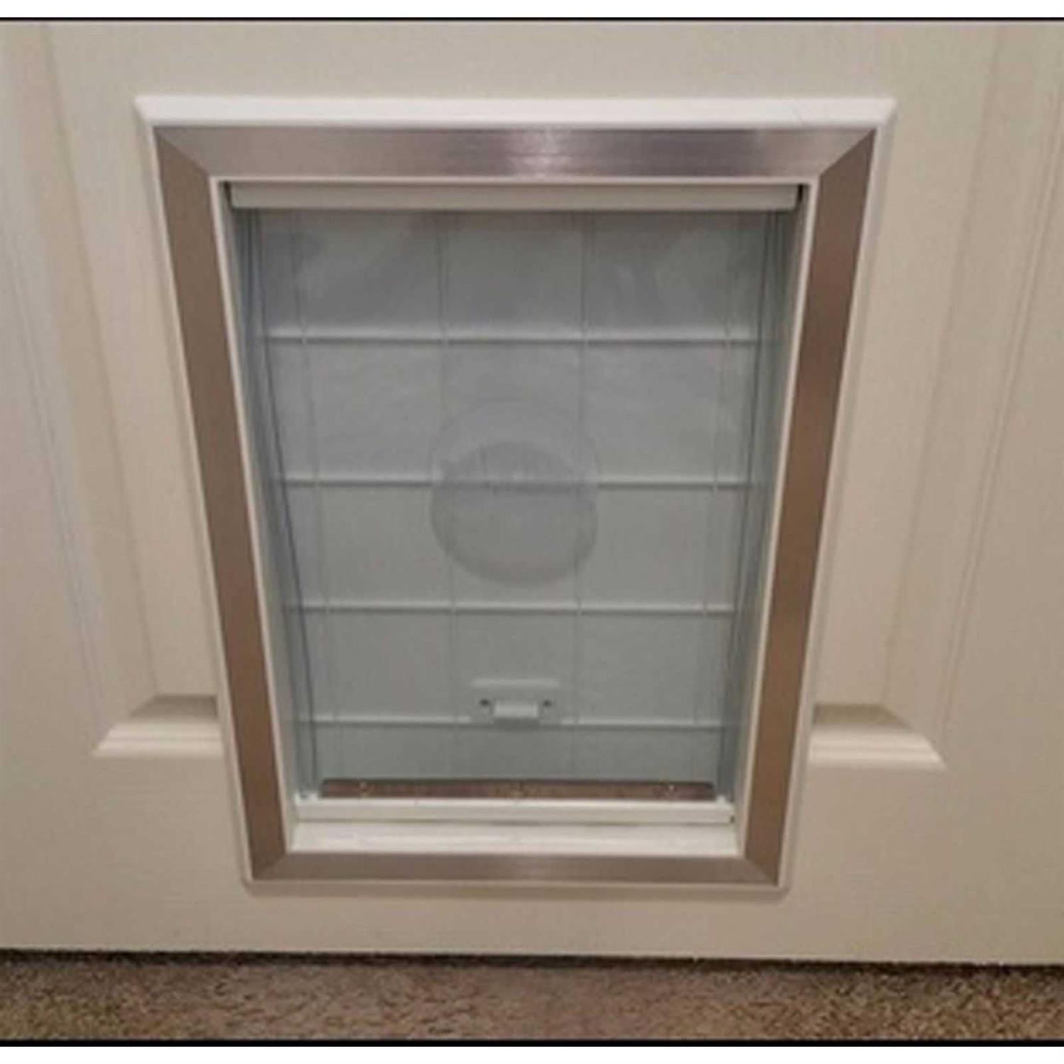 BarksBar Large Plastic Dog Door with Aluminum Lining - Pet Supplies online store