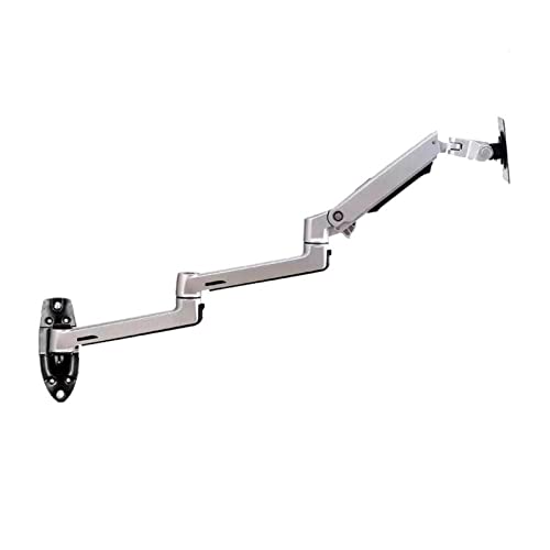 Monitor Desktop Mounting Bracket Wall Mount Monitor Bracket Arm Aluminum Ultra Long Mechanical Spring Arm Monitor Support Full Motion Monitor Holder Mount Bracket Computer Monitor Stand