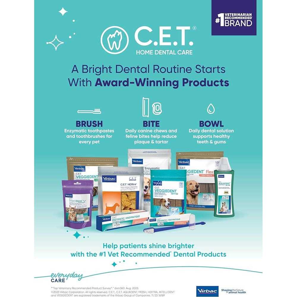 C.E.T. Enzymatic Oral Hygiene Chews for Dogs - Pet Supplies online store