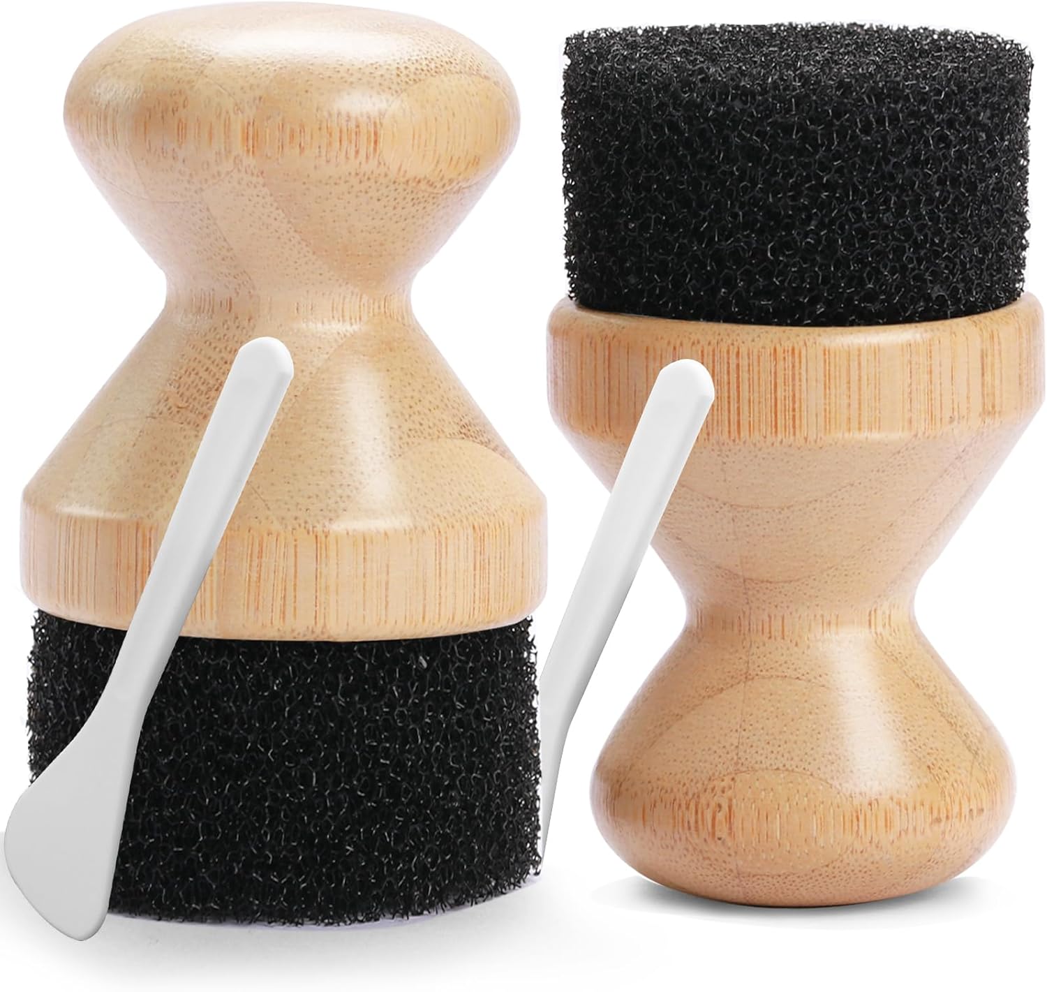 Herda Oil & Wax Applicator for Wood Cutting Board Oil Conditioner, Food Grade Mineral Oil Sponge for Butcher Blocks, Food Safe Wooden Cutting Board Conditioning Oil Brush,Rag for Mineral Oiling