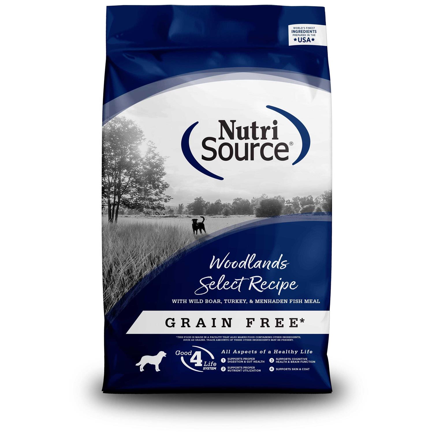 NutriSource Grain-Free Woodlands Select Dry Dog Food - Pet Supplies online store