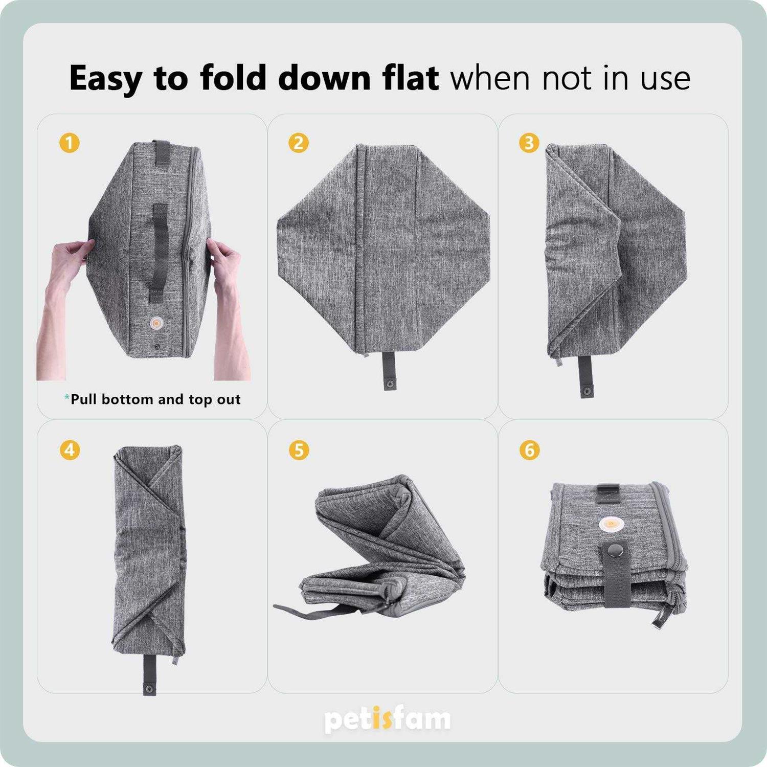 petisfam Portable Cat Travel Litter Box for Cats in Car. Odor Free - Pet Supplies online store