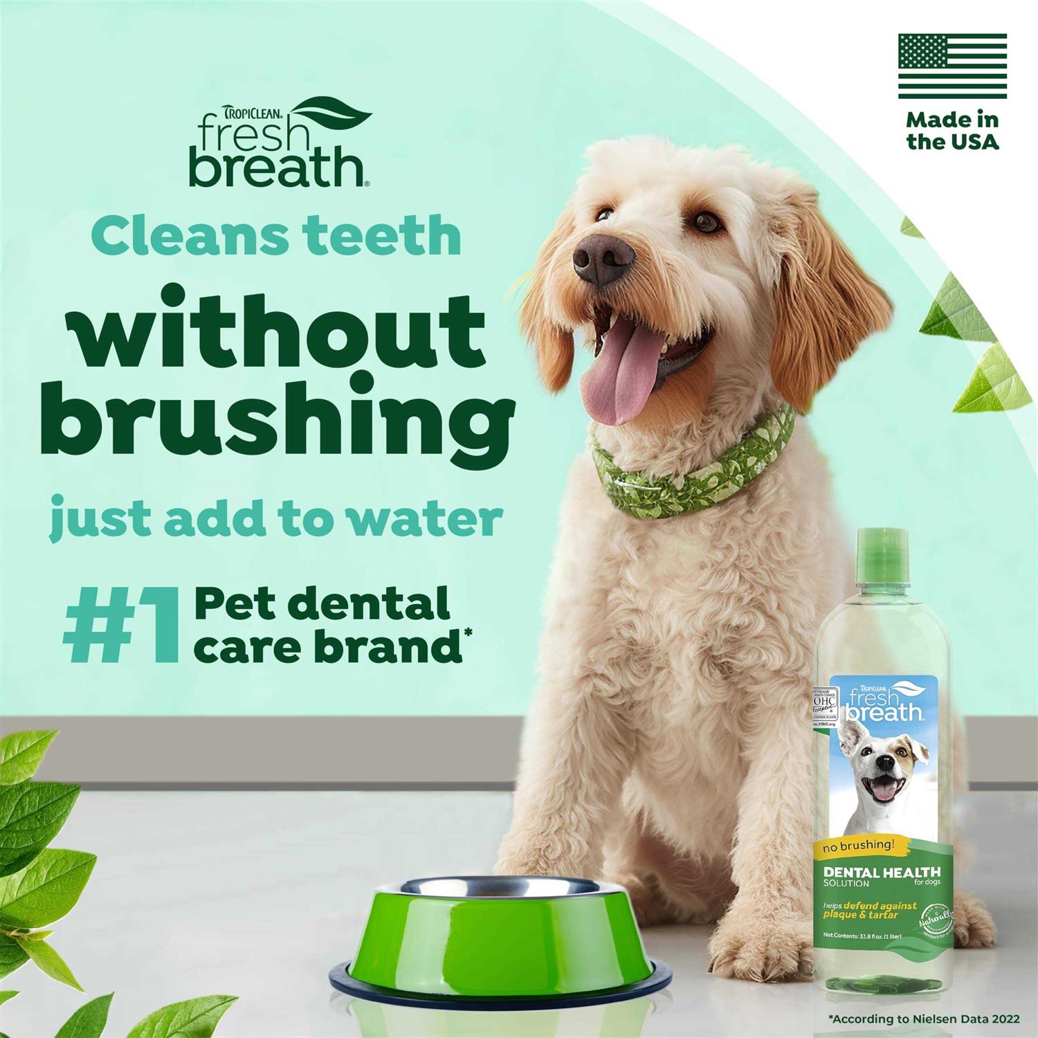 TropiClean Fresh Breath Water Additive - Pet Supplies online store