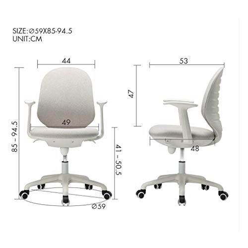 Office Chair,Office Fabric Operator Chairs,Computer Ergonomic Compact Swivel Student Study Desk Desk Chair