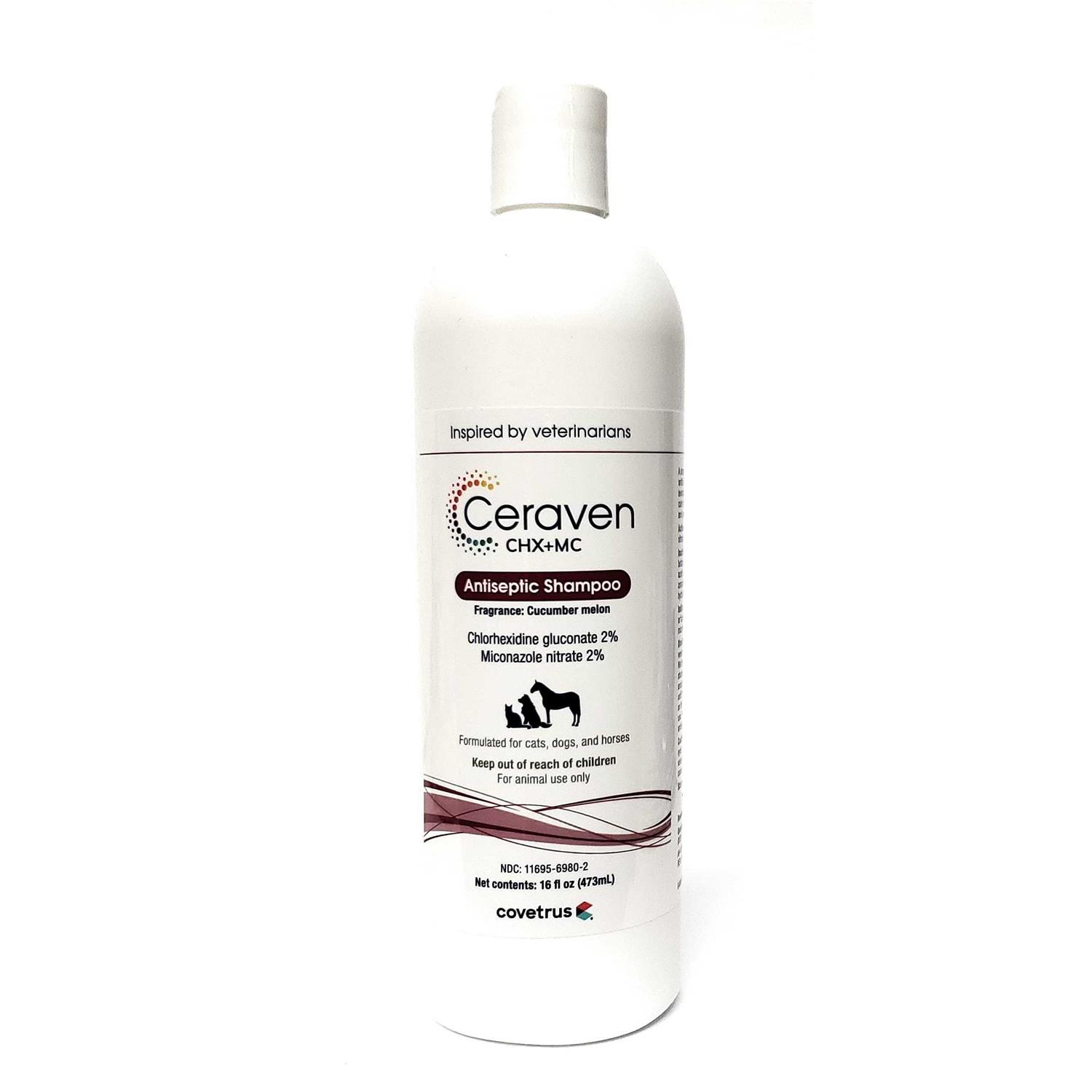 Ceraven/ CeraSoothe CHX+MC Antiseptic Shampoo 16 oz - Pet Supplies online store