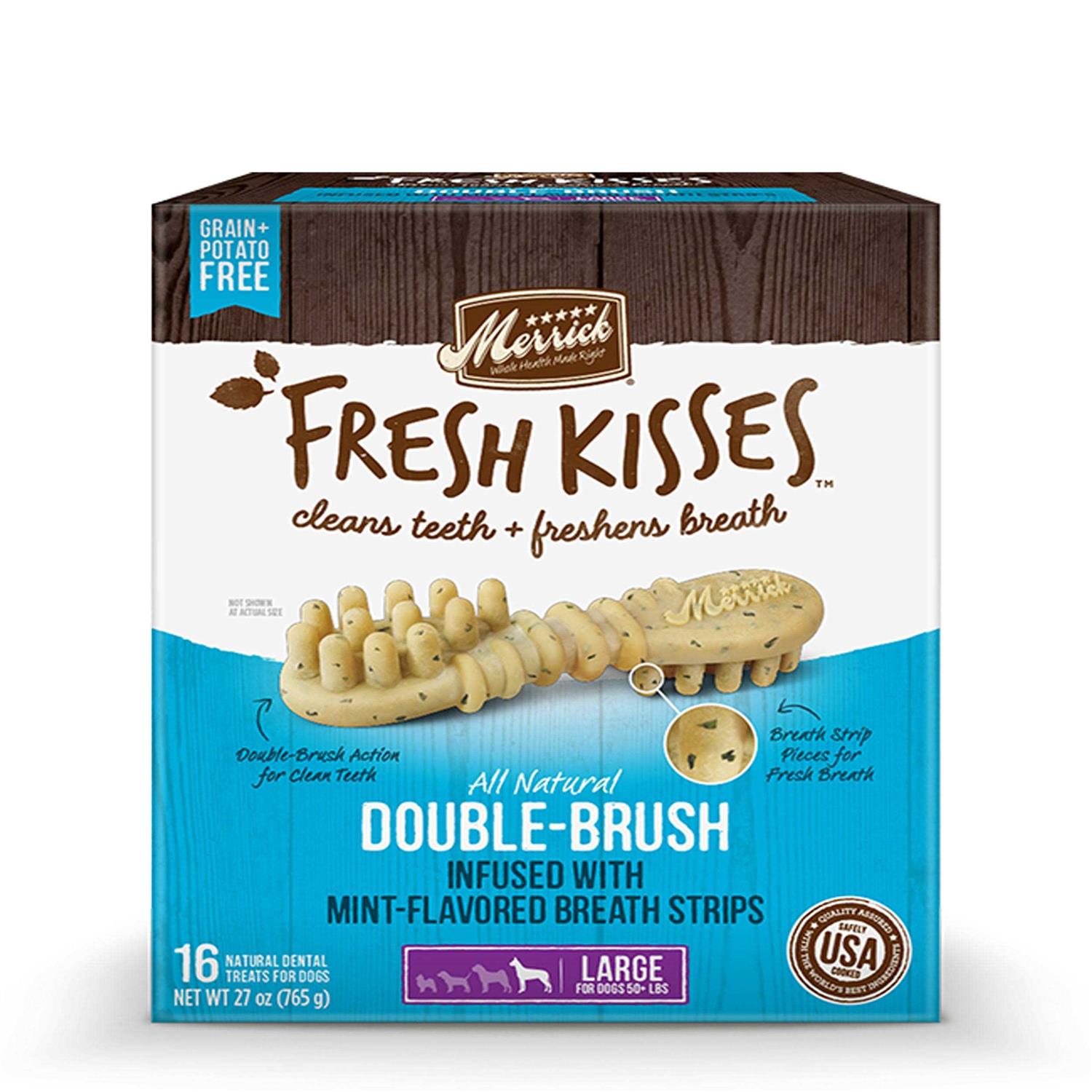 Merrick Fresh Kisses Dental Dog Treats - Pet Supplies online store