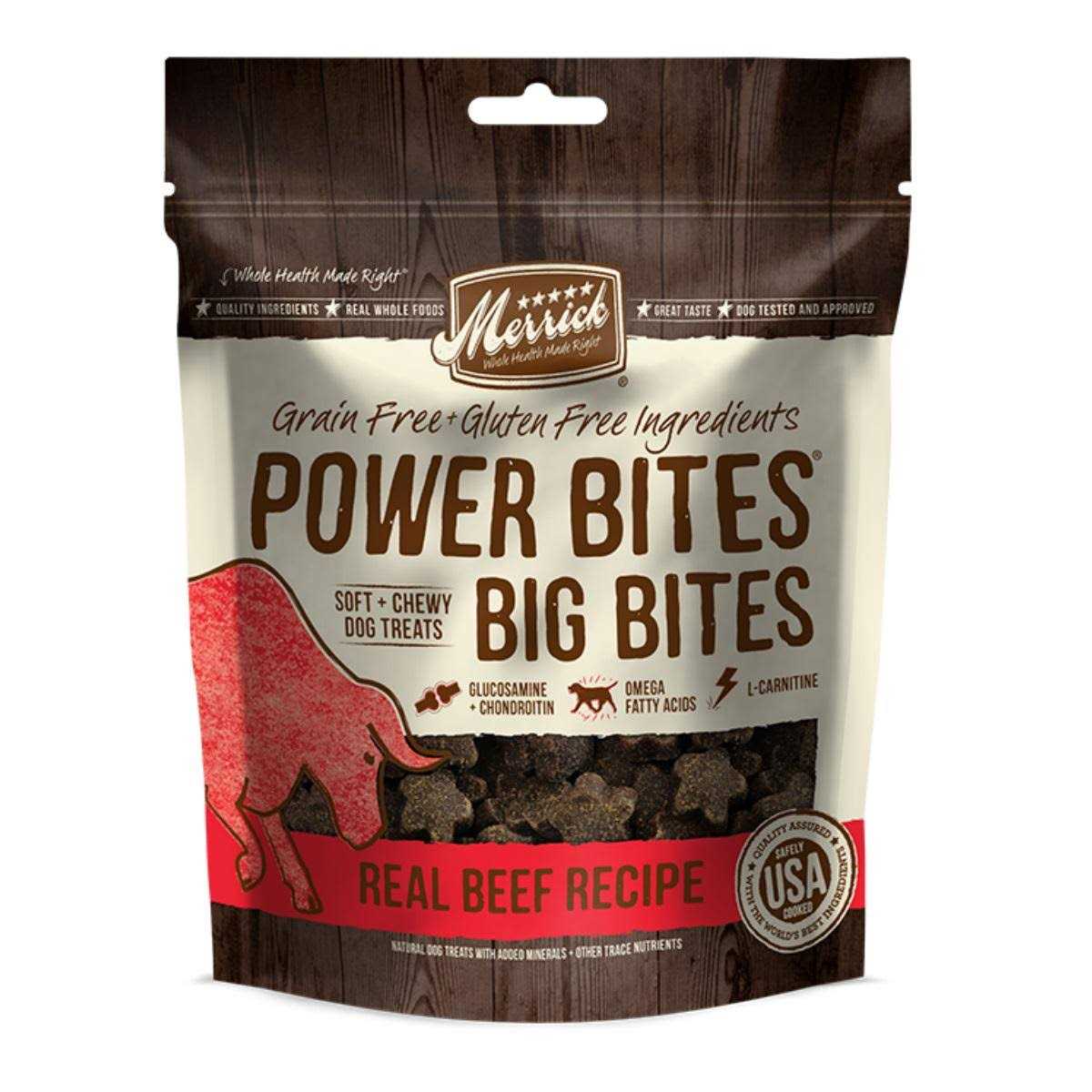 Merrick Dog Treats Power Bites - Pet Supplies online store