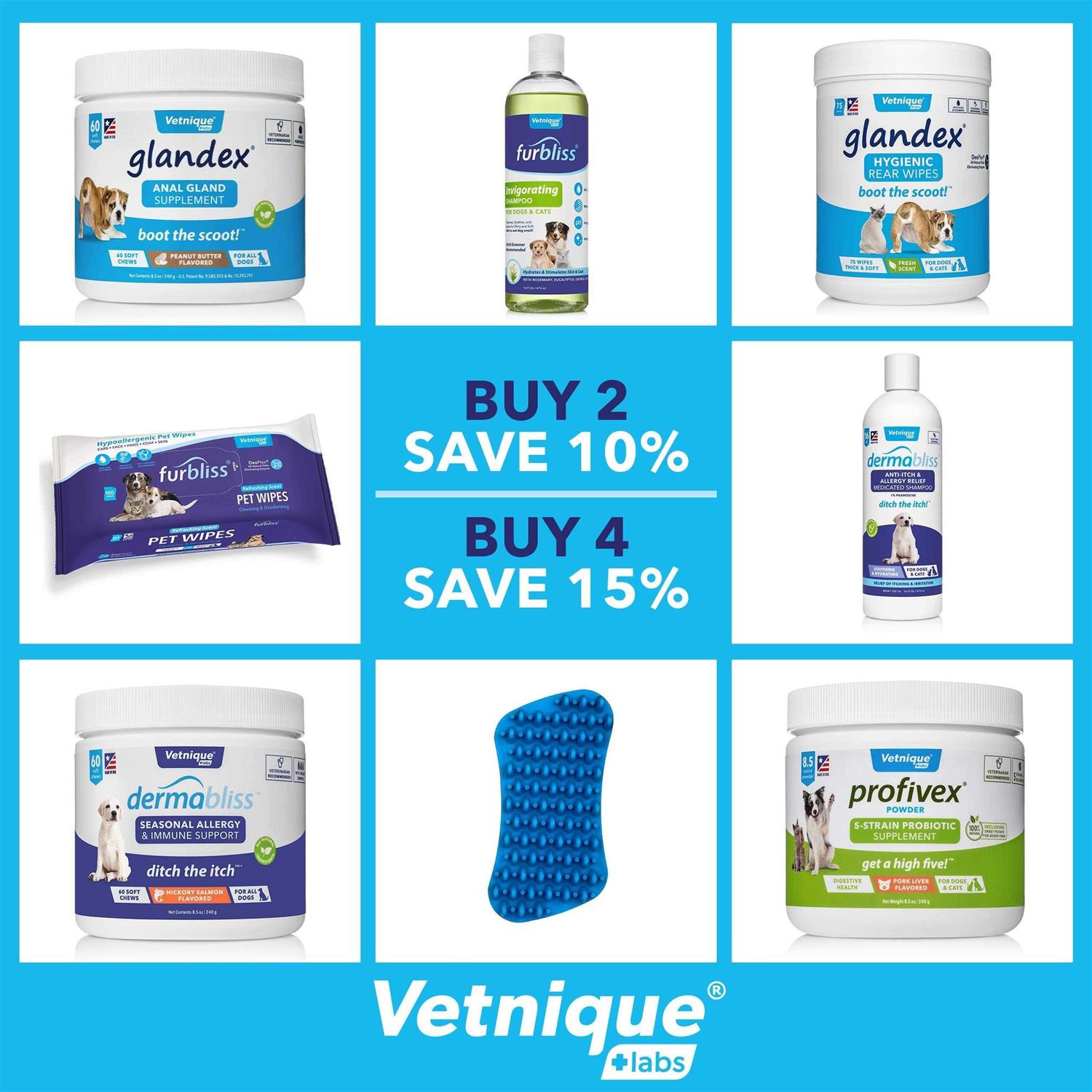 Dermabliss Anti-Itch & Allergy Relief Medicated Shampoo 16oz - Pet Supplies online store