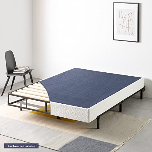 Best Price Mattress 7.5 Inch Metal Box Spring-Mattress Support with Wood Slats, Full