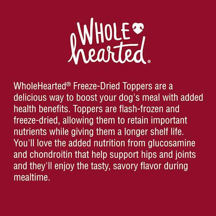 WholeHearted Freeze-Dried Health Dog Food Toppers - Pet Supplies online store