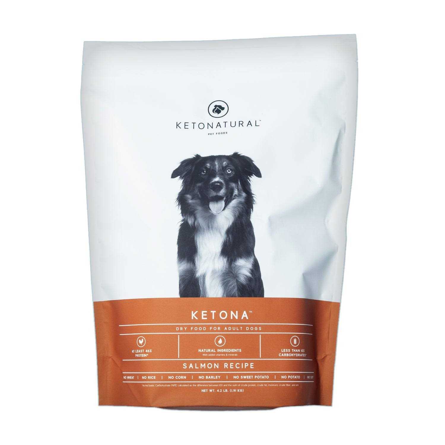 Ketona Salmon Recipe Adult Dry Dog Food Natural Low Carb High Protein - Pet Supplies online store