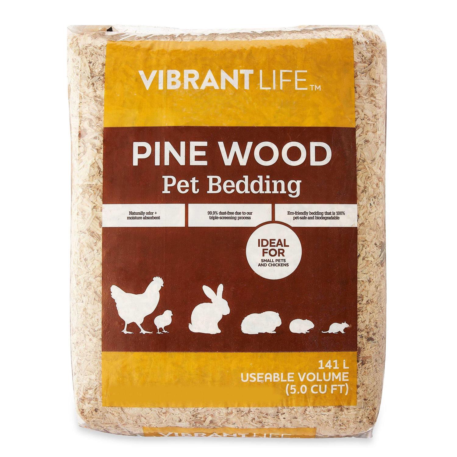 Vibrant Life Pine Wood Pet Bedding - Pet Supplies online store