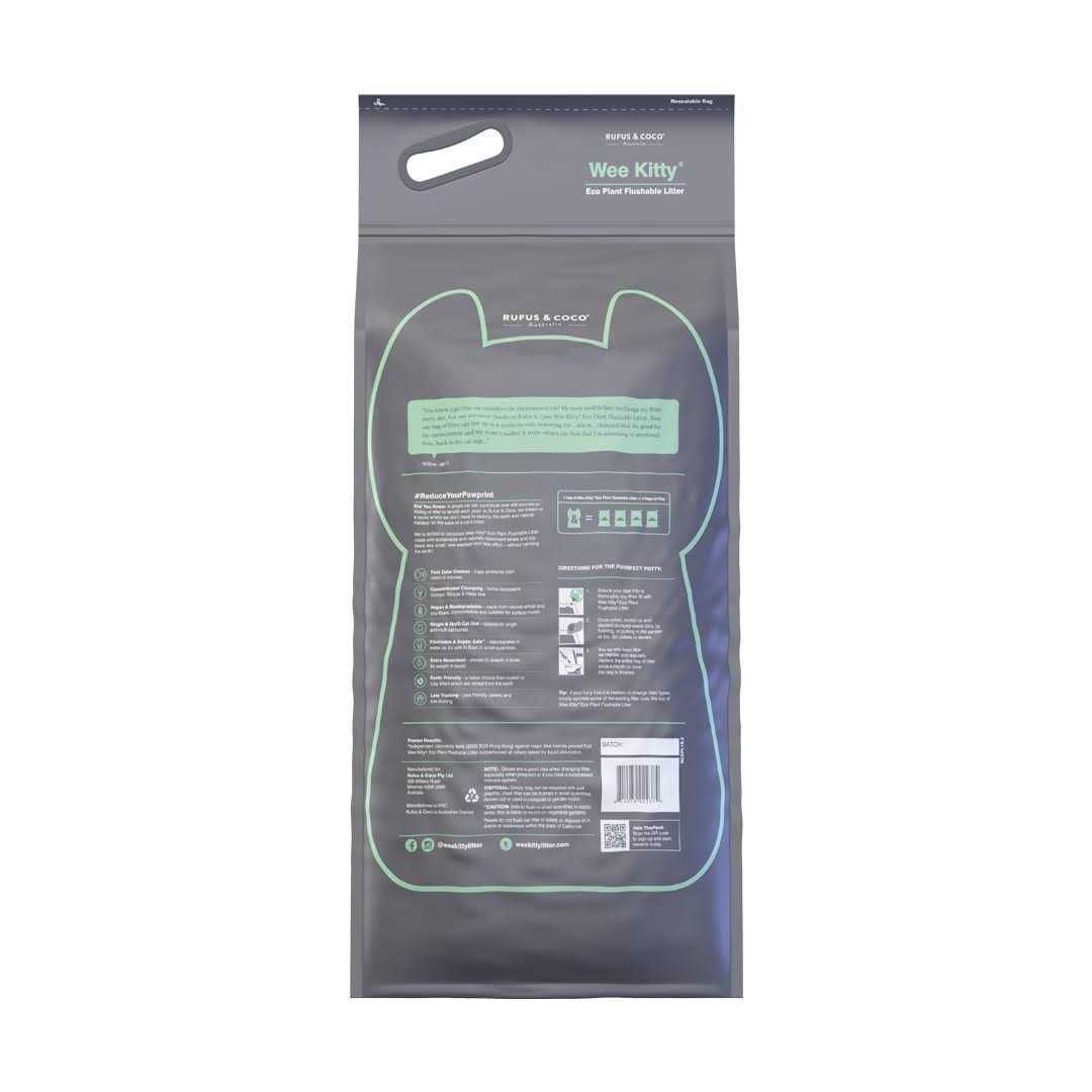 Rufus & Coco Wee Kitty Eco Plant Clumping Cat Litter - Pet Supplies online store