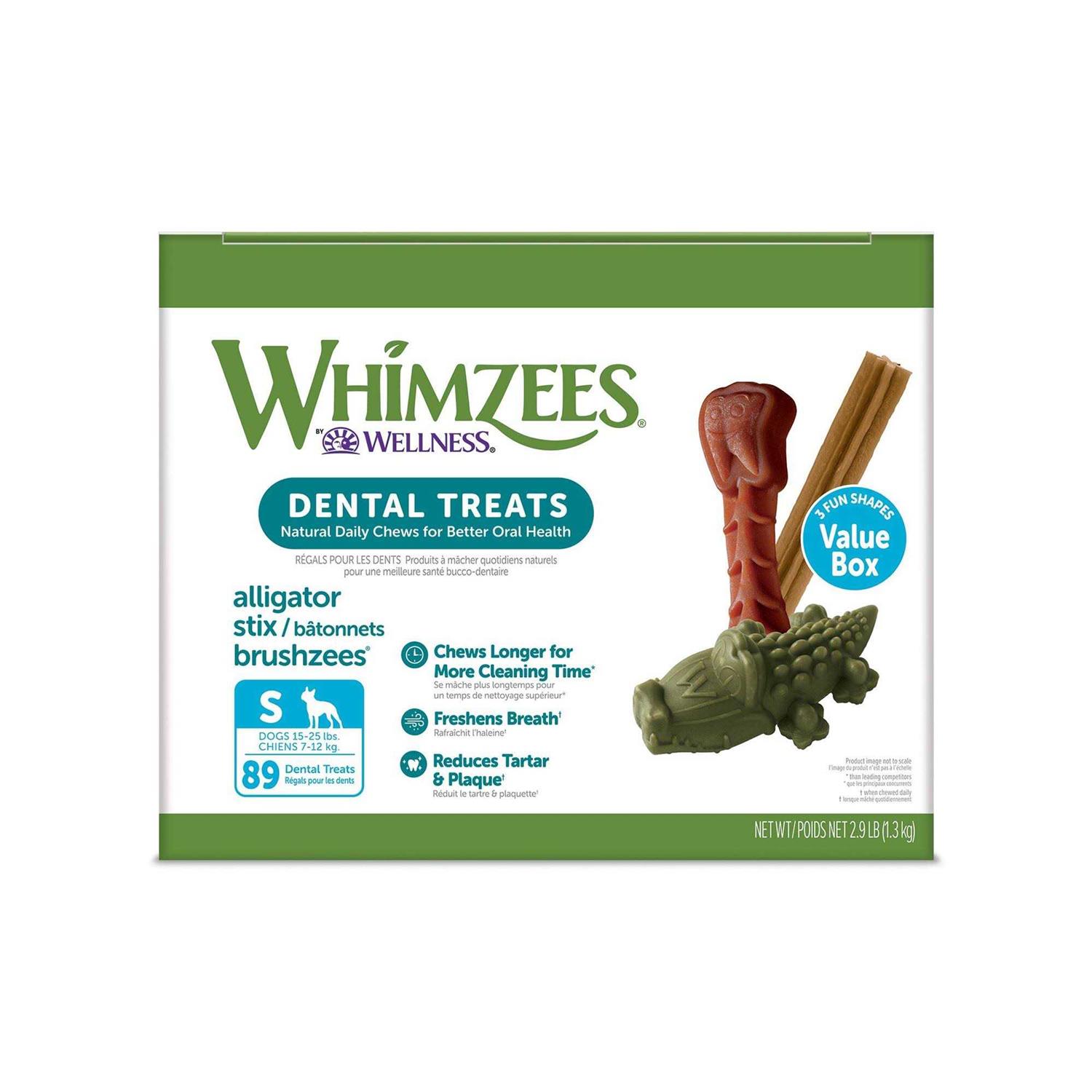 Whimzees Natural Dental Value Box Dog Treats - Pet Supplies online store