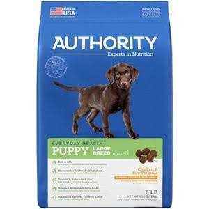 Authority Chicken Rice Formula Large Breed Puppy Dry Dog Food - Pet Supplies online store