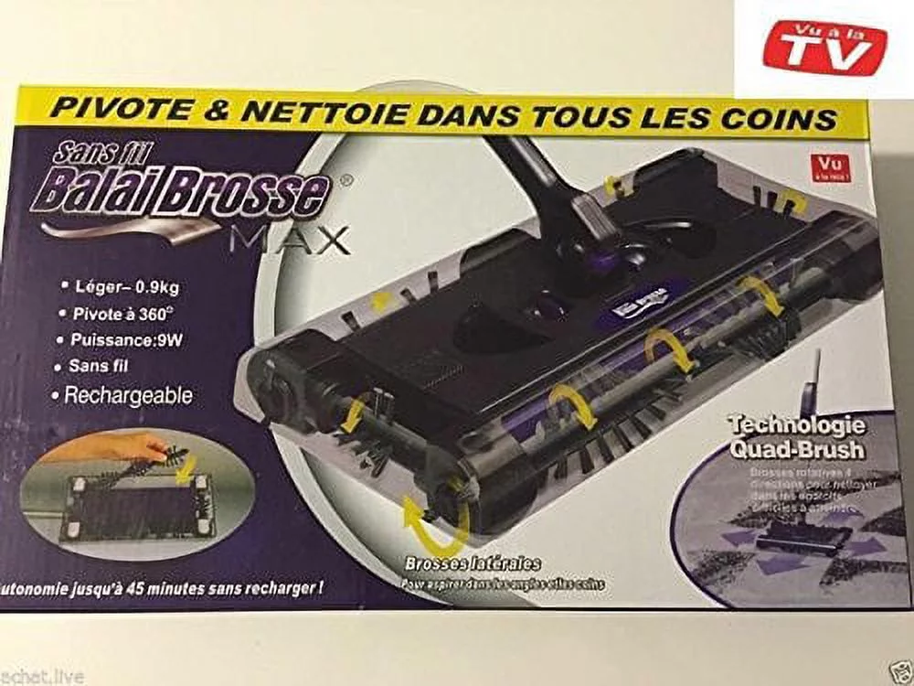 Ontel Products Cordless Swivel Sweeper Max